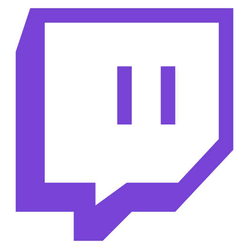 Twitch, logo, social, social media icon